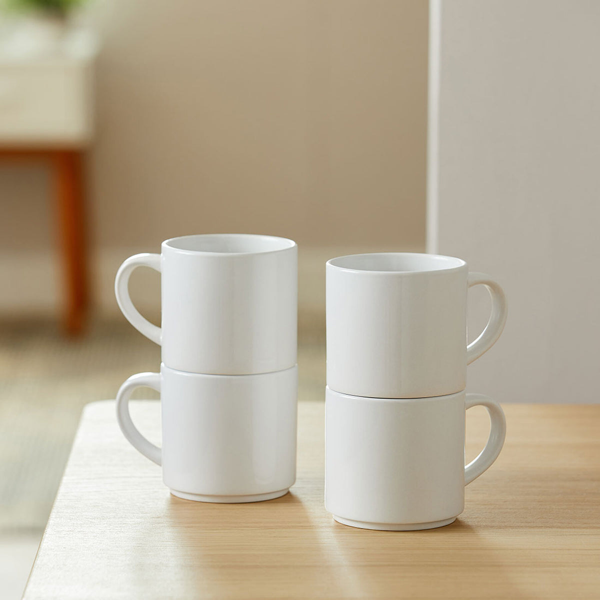 Stackable Mugs - Set of 4