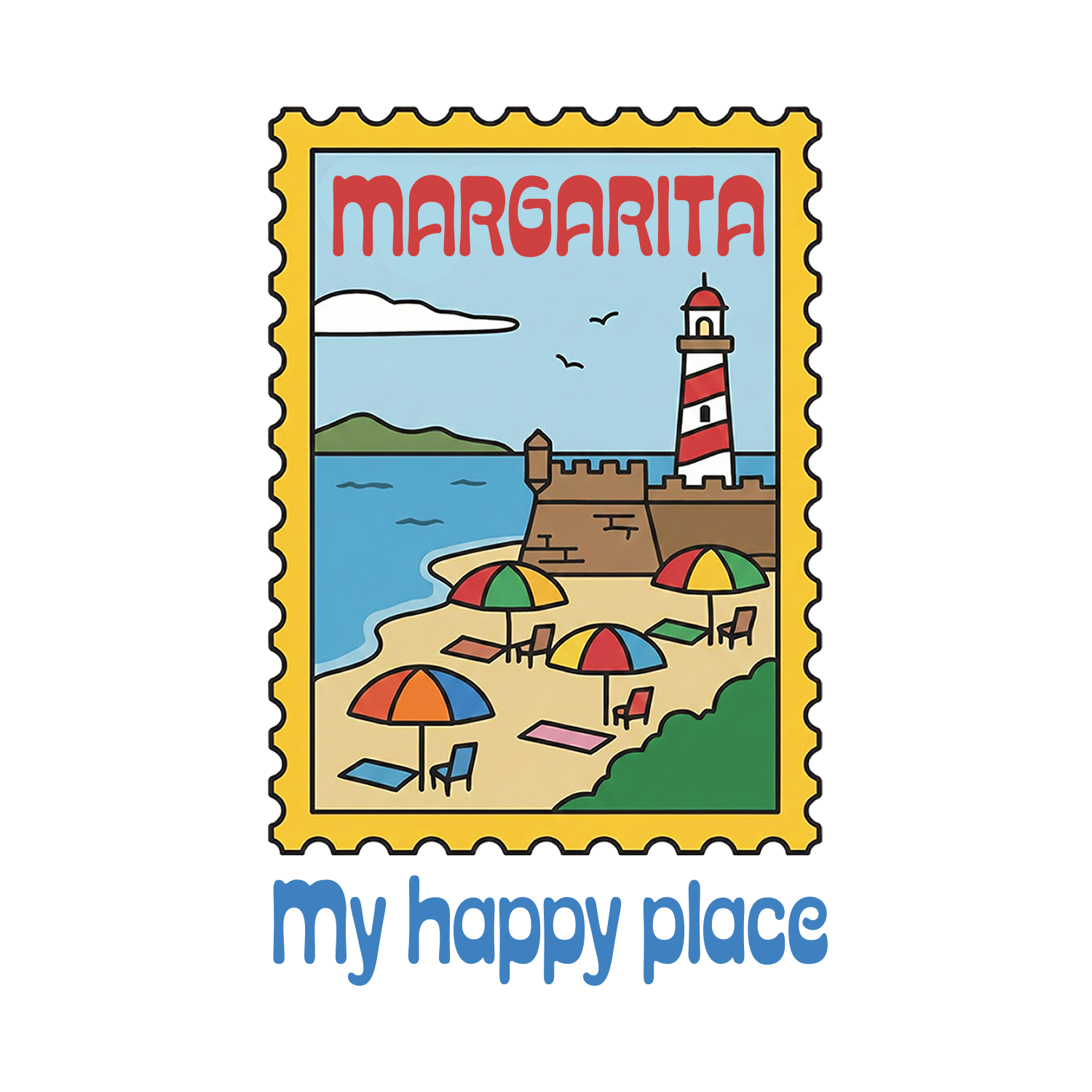My Happy Place Mug - Personalized Mug