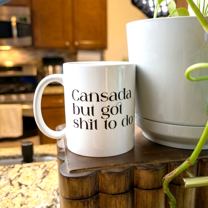 Cansada but I got shit to do - Personalized Mug