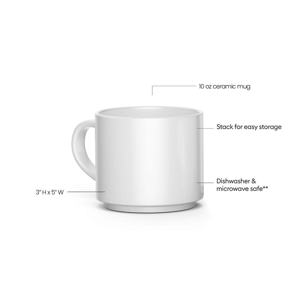 Stackable Mugs - Set of 4